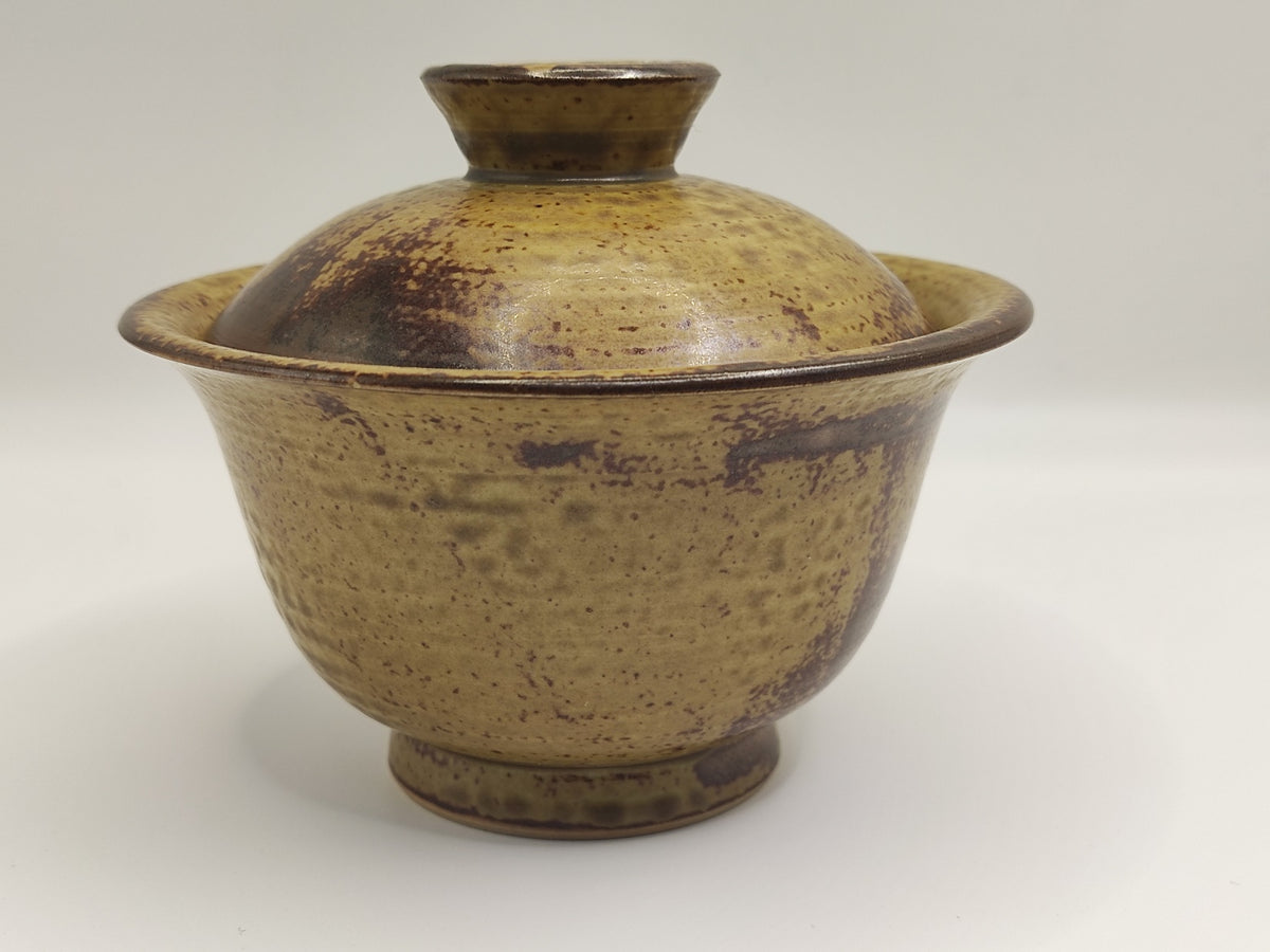 灰釉盖碗 / Grey Glaze Gaiwan — 高温细瓷盖碗 · TZF 0010 | 佘山窑